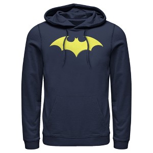 Men's Batman Winged Hero Symbol Pull Over Hoodie - 1 of 3