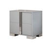 CAVINAS 2 Drawers Mirrored Nightstand,End Tables with Metal Handles,Modern Bedside Table for Bedroom - 4 of 4