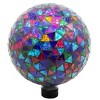 Very Cool Stuff Mosaic Glass Gazing Globe with Hanging Chain, Multicolor Triangle Tile, 10in - 2 of 2