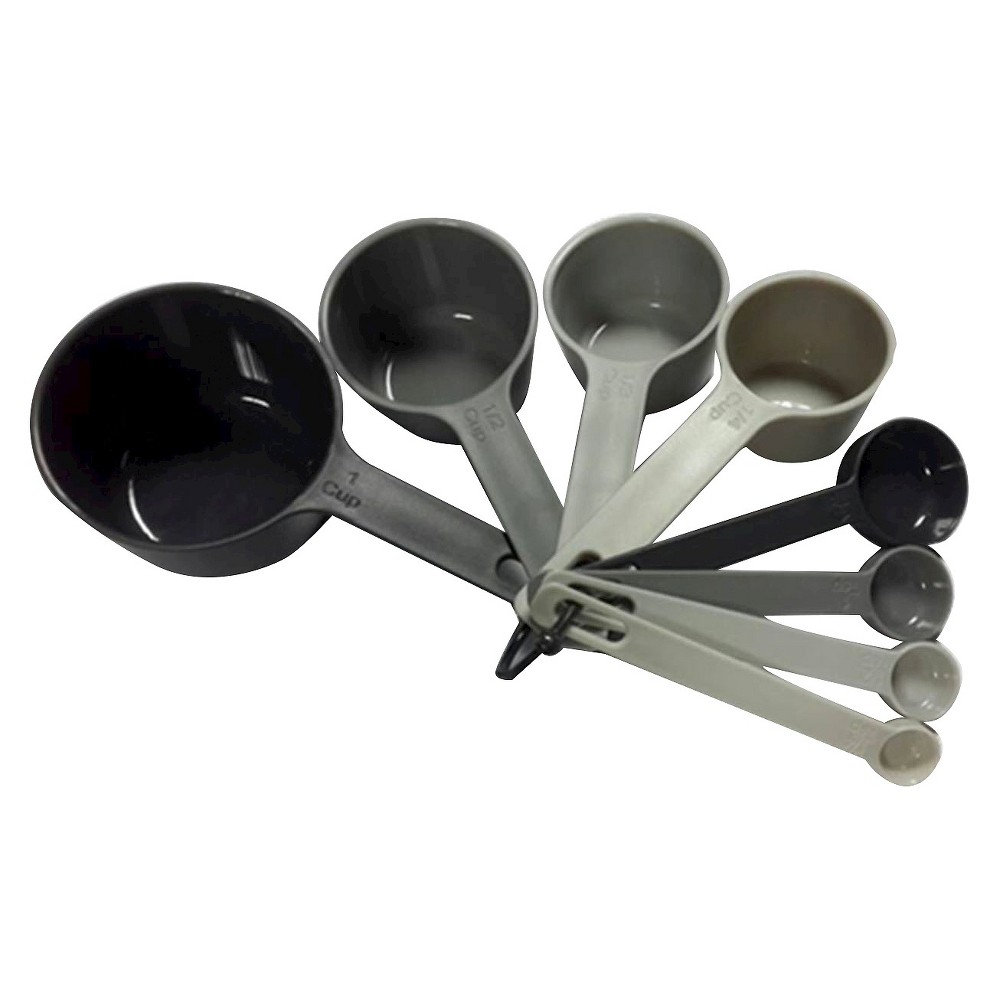 Measuring Cups and Spoons Set Black/Gray - Room Essentials™