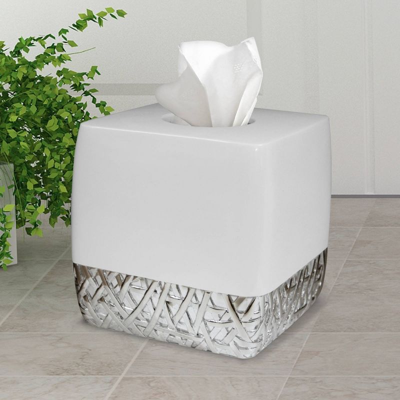 Bali Boutique Tissue Box Cover - Nu Steel, 4 of 7