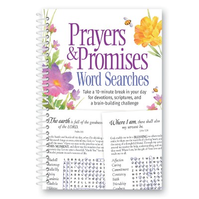 Prayers & Promises Word Searches - by  Product Concept Editors (Spiral Bound)