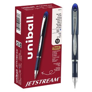 uni-ball Jetstream Stick Ballpoint Pen Fine 0.7mm Blue Ink Blue Barrel 40174 - 1 of 4