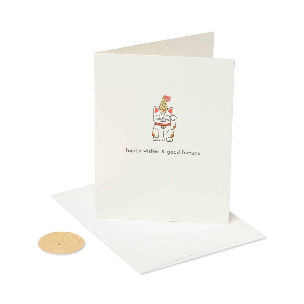 Photos - Envelope / Postcard Fortune Cat Card - PAPYRUS