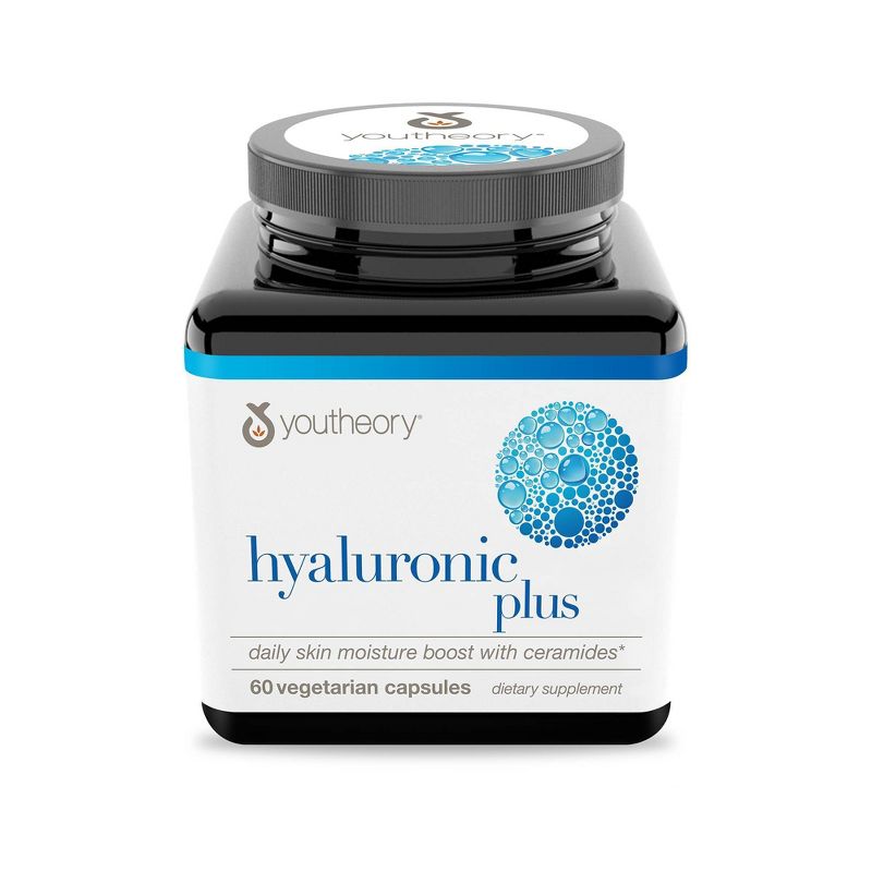 Youtheory Hyaluronic Plus with Ceramides Vegetarian Capsules - 60ct, 1 of 6