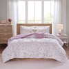 Twin/Twin XL Metallic Printed and Pintucked Comforter - 4 of 4