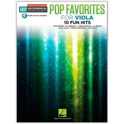 Hal Leonard Pop Favorites for Viola Easy Instrumental Play-Along Book/Audio Online