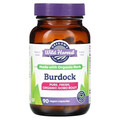 Oregon's Wild Harvest Burdock, 90 Vegan Capsules (450 mg per Capsule)
