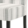Okak Modern Style Wooden High Back Dining Chairs for Kitchen Dining Room,Upholstered Fabric Seating Dining Chair Set of 2 - 4 of 4