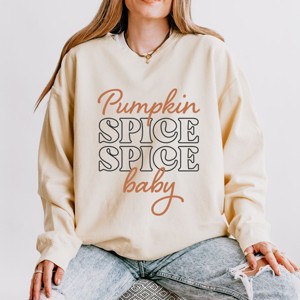 Simply Sage Market Pumpkin Spice Spice Baby Lightweight Garment Dyed Sweatshirt - 1 of 4