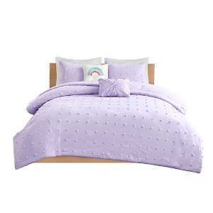 Gracie Mills Caius Playful Elegance Cotton Jacquard Pom Pom Comforter Collection - 1 of 4