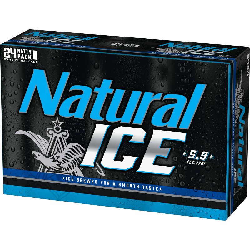 Natural Ice Beer - 24pk/12 fl oz Cans, 4 of 10