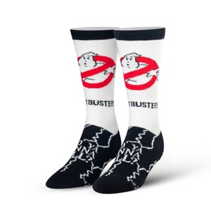 Odd Sox, Ghostbusters Merchandise, Men's Fun Novelty Crew Socks, Funny 80s Prints - 1 of 4