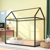 Whisen Modern Style Twin Size House Bed Platform Bed Floor Bed - 2 of 4