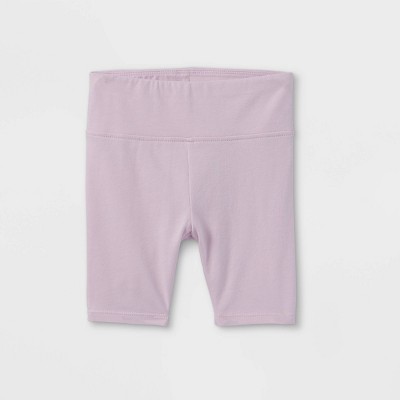 Grayson Mini Toddler Girls' Solid Biker Shorts - Purple 