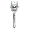 Slickblue Women's Stainless Steel Ring, Clear AAA CZ, No Plating Finish, Round Design, Size 5-10 - 4 of 4