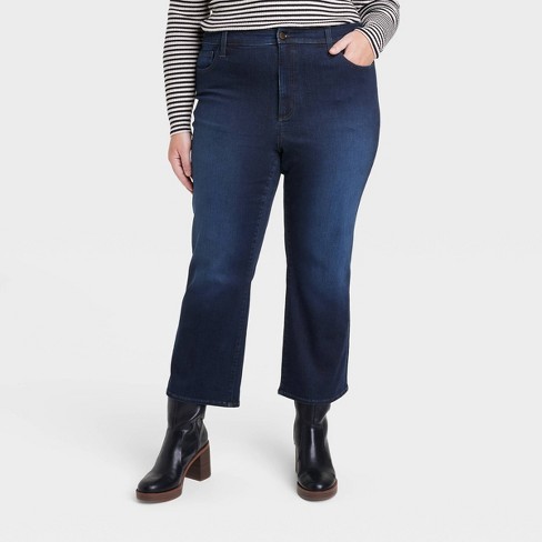 Women's High-rise Bootcut Jeans - Universal Thread™ Dark Blue : Target