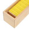 WE Games Wood Block Stacking Party Game That Tumbles Down when you play - Includes 12 in. Wooden Box and die - 2 of 4