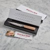 KitchenAid Premium 5.5" Damascus Serrated Utility Knife: Forged Stainless Steel Blade, Riveted Wood Handle, Hand Wash - 3 of 4