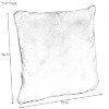 Sunnydaze Indoor/Outdoor Square Accent Decorative Throw Pillows for Patio or Living Room Furniture - 16" - 2pc - image 3 of 4