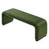 Modway Koda Performance Velvet Waterfall Long Bench - 4 of 4