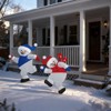 Karl Home  2PCS 3FT Lighted Snowman Christmas Decoration - 3 of 4
