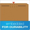 Pendaflex Kraft Fastener Folders, 1/3-Cut Tabs, 2 Fasteners, Legal Size, Kraft Exterior, 50/Box - 3 of 4