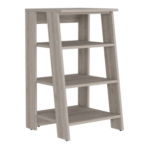SEVOBAL Bathroom Storage Cabinets Multi-Functional Single Door Design with 2 Interior Shelves, 4 Open Shelves for Bathroom, Grey, 36"*20"*3" - 1 of 4