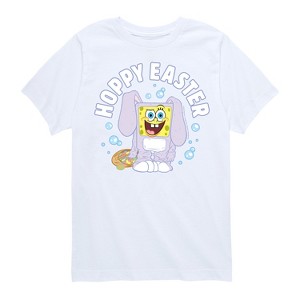 Boys' - SpongeBob Squarepants - Hoppy Easter Short Sleeve Graphic T-Shirt - 1 of 4