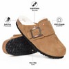Aerothotic - Atlas Fur Genuine Leather Fur Lined Clogs for Women with Arch Support - 2 of 4