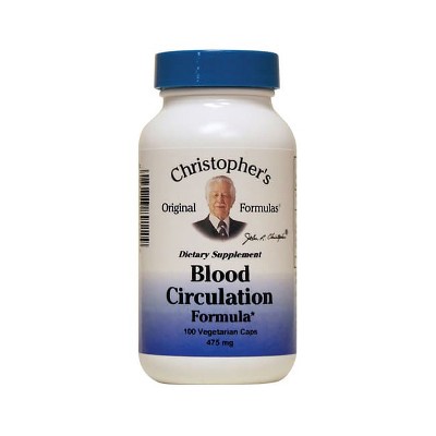 Dr. Christopher's Blood Circulation Formula 100 Veg Capsules.