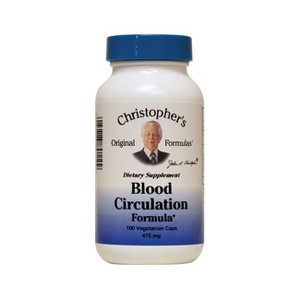 Dr. Christopher's Blood Circulation Formula 100 Veg Capsules. - 1 of 1