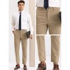 Lars Amadeus Men's Dots Pattern Slim Fit Flat Front Pants - 4 of 4