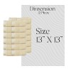 Home Weavers Elegance Essentials 550GSM 100% Cotton Zero Twist Super Absorbent Bath Towel Set - 2 of 4