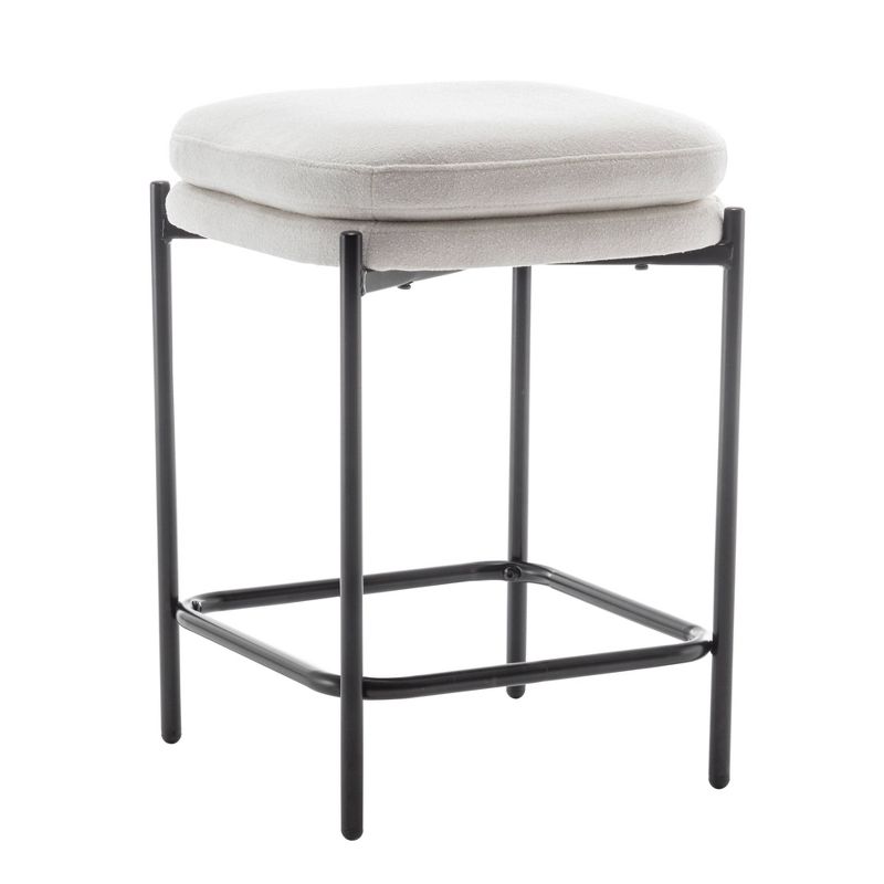Modern Square Counter Height Barstool - WOVENBYRD, 1 of 10