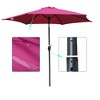 CAVINAS 9 FT Windproof Beach Umbrella, Deck Umbrella, Waterproof Outdoor Shade for Poolside, Terrace, Garden, without Base - 4 of 4