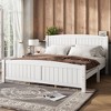 Okak All Size Farmhouse Platform Bed Frame with Support Slats & Strong Structure,Solid Wood Primary Bed No Box Spring Needed - 2 of 4