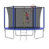 Jump Into Fun Outdoor Trampoline,With UV-resistant Safety Net, Soft Rebound Pad,Ladder,Basketball net,Safe And Wear-Resistant Trampoline - 4 of 4