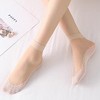 Anna-Kaci Women's 5-Pack Sheer No Show Liner Socks with Non-Slip Heel Grip Lightweight Invisible Design - 3 of 3