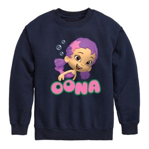 Boys' - Bubble Guppies - Oona Graphic Long Sleeve Fleece Sweatshirt - 1 of 4