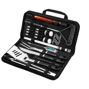 Itopfox 31-Piece BBQ Grill Accessories Set for Men & Dad, Heavy Duty Stainless Steel Grilling Tools with Mats, Brush & Carrying Bag - Perfect Gift - 1 of 4