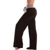 Just Love Womens Wide Leg Casual Comfy Flowy Loose Stretch - Palazzo Pajama Pants PJs - 2 of 3