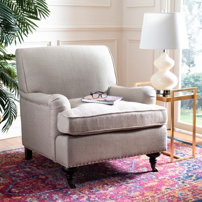 Antique Gold Contemporary Wood Accent Arm Chair