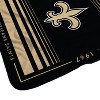 NFL New Orleans Saints Basic Block Double-Sided Flannel Fleece Blanket - 2 of 3