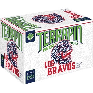 Terrapin Los Bravos Mexican Lager Beer - 6pk/12 fl oz Cans - 1 of 4