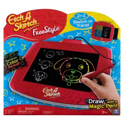 magnetic drawing board target