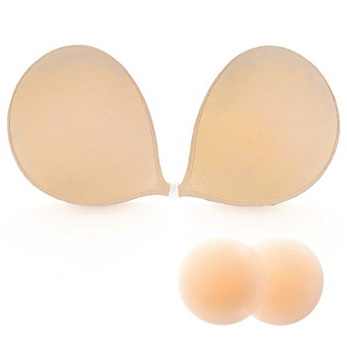 Risque Adhesive Bra, Includes 1 Free Pair Of Reusable Nipple Covers, 1ct :  Target