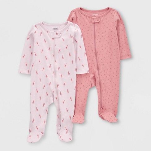 Carter's Just One You®️ Toddler Girls' 2pk Fleece Footed Pajama : Target