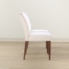 Vynxaria Beige Dining Chairs - Set of 2 for Mid-Century Modern Flair - 3 of 4