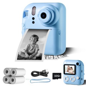 SUGIFT 2-in-1 Instant and Digital Camera for Kids with HD Video, 16X Zoom, Printing, Games, and Accessories - 1 of 4